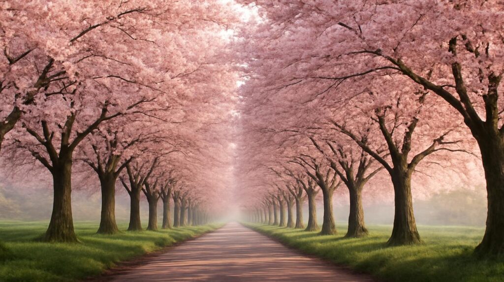 수도권 마지막 벚나무 여기에요… 1.2km 동안 펼쳐지는 수령 30년 무료 벚꽃터널